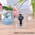 Présentoir de montre en plastique transparent 4.7cm présentoir de montre en acrylique support