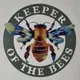 Metal Bee Outdoor Garden Decor Bee Farm Sign For Beekeeper Gifts Yard Decoration Bee Keeper Art