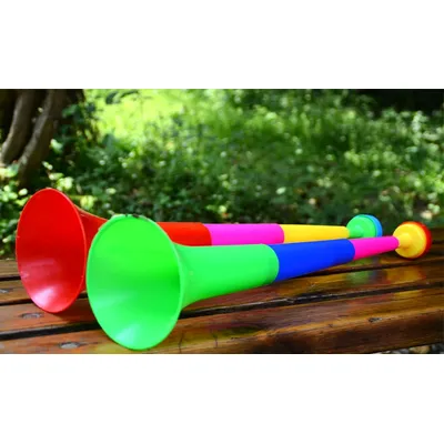 Grandes trois trompettes en plastique Fans de jeu de Football klaxon accessoires de jeux de Bar