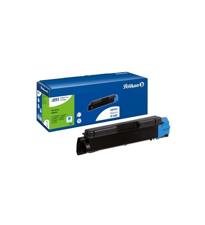 Pelikan Cyan Tonerpatrone Alternative zu: Kyocera TK-590C für FS-C2026 FS-C2126 ECOSYS M6023 M6026 M6526 P6026 FS-C5250 Image