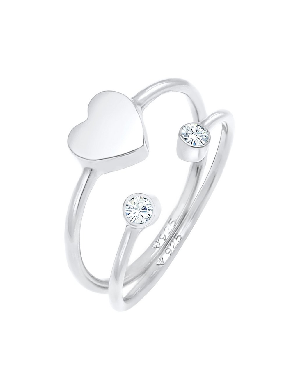 Elli Ring Damen silber, 58 Image