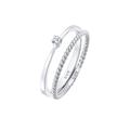 Elli Diamonds Ring Damen silber, 52