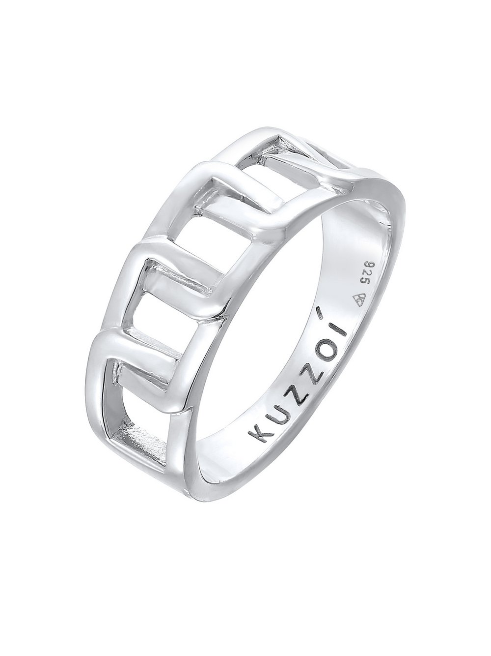 KUZZOI Ring Herren silber, 62 Image