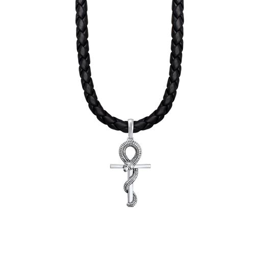 KUZZOI Halskette Herren silber, 50