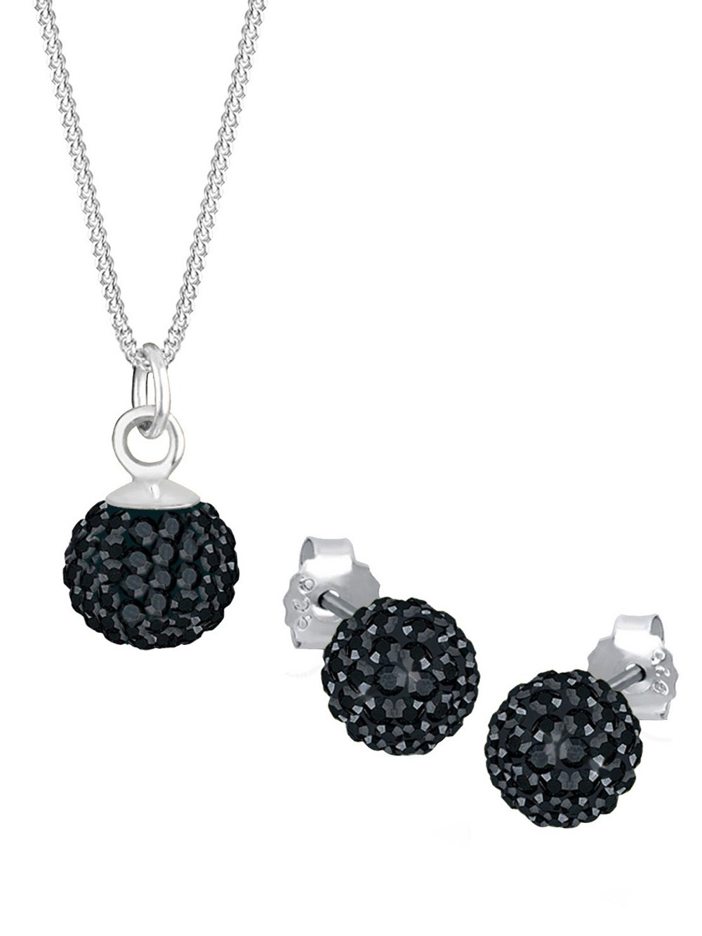 Elli Schmuckset Damen schwarz, 45 Image