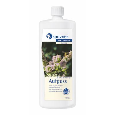 Saunaaufguss Melisse Honig 1 Liter Sauna Aufguss frisch-würzig 1000 ml - Spitzner