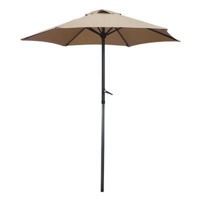VCM Sonnenschirm / Balkonschirm ø200 cm braun