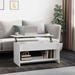 vidaXL Coffee Table Lift Top End Table Accent Side Sofa Table Engineered Wood - 40.2" x 19.7" x 20.7"