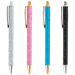 4Pcs Ballpoint Pens Comfortable Writing Pens Cute Pens Office Supplies for Women&Men