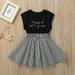 AURIGATE Baby and Toddler Girl Dress Girls Casual Dress for School Cute Swing Playwear Sundress Twirling Tiered Princess Midi Dresses