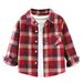 ASEIDFNSA Boys Long Sleeve Thermal Shirts Boys Summer Shirts Size 10 Kids Toddler Baby Boys Shirts Button Western Shirts Boys Christmas Outfit Toddler Buffalo Plaid Shirts Boys Long Sleeve Shirt