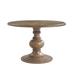 Ophelia & Co. Brandi Farmhouse Round Pedestal Dining Table Wood in Brown | 30 H x 46 W x 46 D in | Wayfair 259CB7AF1ED3482698F8D02346BA4542