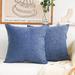 Hokku Designs Egremt Polyester Euro Square Pillow Cover Polyester in Blue/Navy | 26 H x 26 W x 1 D in | Wayfair EDA8136741374B5A986AD4BADC1272D2