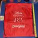 Disney Accessories | Authentic Disneyland Park Merchandise-Disneyland Performing Arts Drawstring Bag | Color: Red | Size: Osb