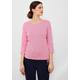 3/4-Arm-Shirt CECIL Gr. L (42), pink (radiant pink) Damen Shirts Jersey