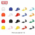 YOUvolatilité-Chapeau décontracté en maille avec logo personnalisé casquette d'opérabilité