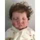 Poupées Reborn Levi aux yeux fermés peau peinte en 3D vrai bébé réaliste garçon Reborn cheveux