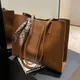 Burminsa-Grand sac à main en cuir PU pour femme sac fourre-tout vintage grands sacs latéraux