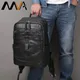 MVA-Sac à Dos en Cuir pour Homme Ordinateur Portable 14 Pouces Cartable de Voyage à la Mode pour