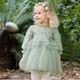 Ever bella – robe de soirée en maille brodée à fleurs pour petites filles vêtements lolita