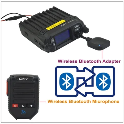 QYT BT-89 BT89 Bluetooth sans fil ocaHeld MCIROPHONE et haut-parleur 8 broches pour QYT