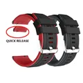 Bracelet Sport en Silicone pour montre Samsung Galaxy Watch 3 20mm 22mm 41mm 45mm Huawei Watch