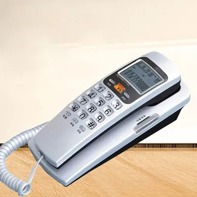 Téléphone fixe filaire avec FSK/Détressage identification de l'appelant réglage de la sonnerie
