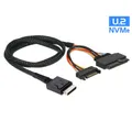 Oculink – câble pour carte mère SSD PCIe pci-express SFF-8611 à U.2 U.3 SFF-8639 NVME