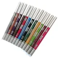 Crayon à paupières de couleur liquide imperméable 12 pièces crayon de maquillage cosmétique mat