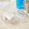 Porte-savon en verre transparent solide accessoire de salle de bain porte-savon de salle de bain