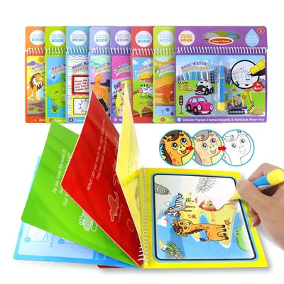 Stylo magique de nettoyage à l'eau pour enfants 8 styles de coloriage jouets de dessin éducation