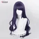 Perruque Cosplay de Dessin Animé Marin Kitagawa 80cm de Long Violet Foncé Degré de Chaleur