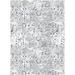 White 63 x 47 x 0.4 in Area Rug - Bungalow Rose Abstract Machine Made Power Loomed Area Rug in Blue | 63 H x 47 W x 0.4 D in | Wayfair