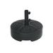 greemotion Round Umbrella Base Plastic/Resin in Black | 6.25 H x 17.75 W x 17.75 D in | Wayfair GM-3005