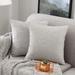 Latitude Run® Lucylla Linen Square Pillow Cover Linen in Gray | 18 H x 18 W x 2 D in | Wayfair 355A4473185F4109BBA471A836AE36B0