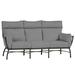 Summer Classics Majorca 83" Wide Outdoor Patio Sofa w/ Cushions Metal/Olefin Fabric Included/Sunbrella® Fabric Included | Wayfair 424231+C417H750N