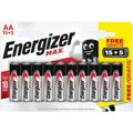 Alkaline Max Batterie Mignon aa 1,5 v, 15 + 5 Pack Batterien, Akkus & Taschenlampen - Energizer