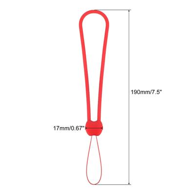 10Pcs Wrist Lanyard, Silicone Wrist Strap Lanyard Wrist Straps