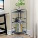 Convenience Concepts Xtra Storage 3 Tier Folding Metal Corner Shelf