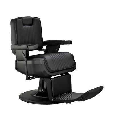 SHERMAN Heavy Duty Barber Chair Reclining Barbershop Styling Chair, Black - 25" (W) x 21" (L) x 45" (H)