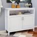 Kitchen Storage Sideboard And Buffet Server Cabinet|White