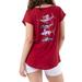 Guy Harvey Women s Short Rolled Dolman Sleeve T-Shirt XX-Large