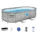 Bestway Power Steel Swim Vista 14 x 8 2 x 39.5 Above Ground Pool Set