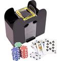 6 Deck Automatic Card Shuffler - cell-Operated Electric Shuffler - Great for Home & Tournament Use for Classic Poker & Trading Card Games