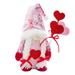 BULLPIANO Valentine s Day Gnome Valentine Easter Gnome Decorations Handmade Plush Elf Gnome Decorations for Home Bar Decor Household Decor