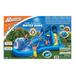 Banzai Surf N Splash Water Park Length: 14 ft 5 in Width: 10 ft 7 in Height: 7 ft 11 in Inflatable Outdoor Backyard Water Slide Splash Toy