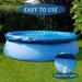 Pool Covers for 8 ft Round Circular Easy Set Frame Pools and Inflatable Pool Above Ground Round Pool Covers Pool Blanket Covers (8 ft Round Pool Covers)