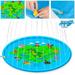 Huge 68 Splash Water Play Mat for Little Kids & Toddlers Water Sprinkler Water Inflatable Wading Pool for Summer Fun Outdoor Water Toys for Boys & Girls Blue Animal
