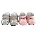 My Brittany s 18 Inch Doll Shoes: Pink and Grey Mary Janes for 18 Inch Kennedy and Friends Dolls 15 Inch Baby Dolls and Other 18 Inch Fashion Girl Dolls - Perfect Doll Clothes Accessory