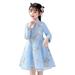 ASEIDFNSA Dresses Baby Baby Girls Baptism Dress Toddler Kids Baby Girls Children Fairy Hanfu Dresses for Chinese Calendar New Year Princess Dresses Embroidery Tang Suit Performance